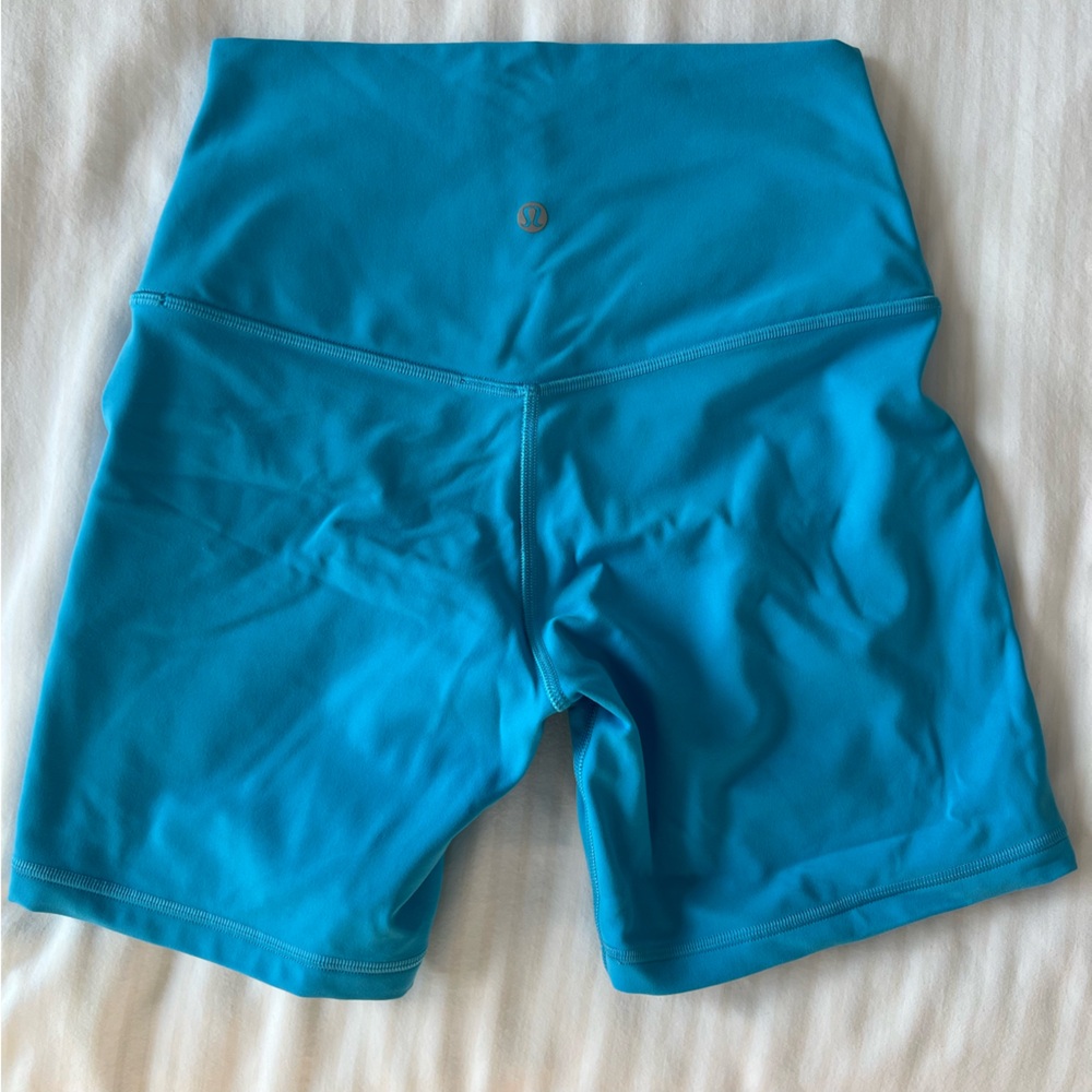 Lululemon Align High-Rise Short 6" Kayak Blue Light